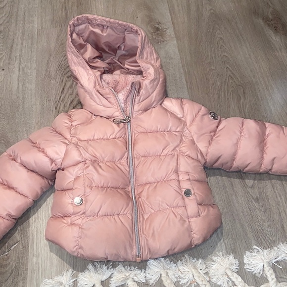 MICHAEL Michael Kors Other - Michael Michael Kors Girls Pink Puffer Jacket With Hood
